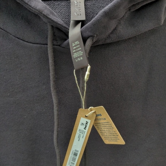 NWT Skims Terry Fleece Hoodie Phoenix Sz L - Picture 3 of 3